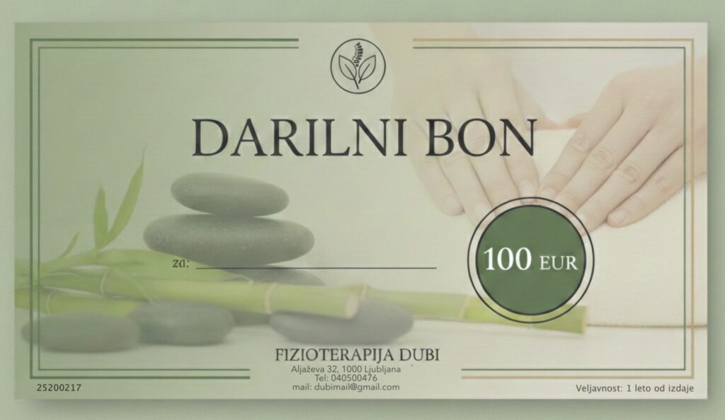 e darilni bon fizioterapija dubi 2026